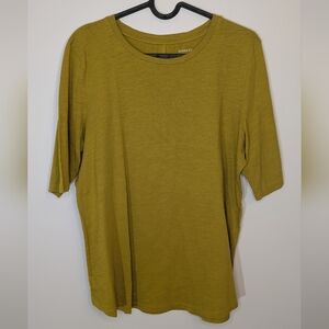 Eileen Fisher Organic Cotton Short Sleeve T-shirt - size med